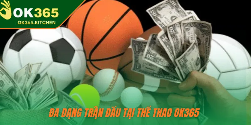 Đa dạng trận đấu tại thể thao OK365