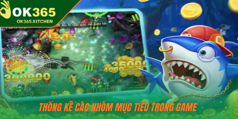Thống kê các nhóm mục tiêu trong game