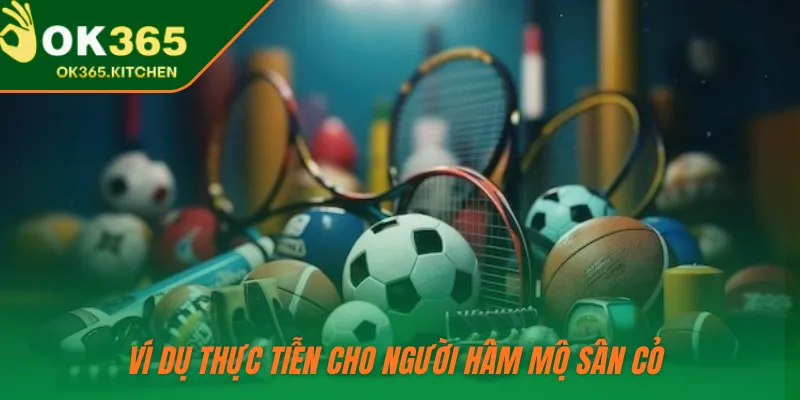 Ví dụ thực tiễn cho người hâm mộ sân cỏ 