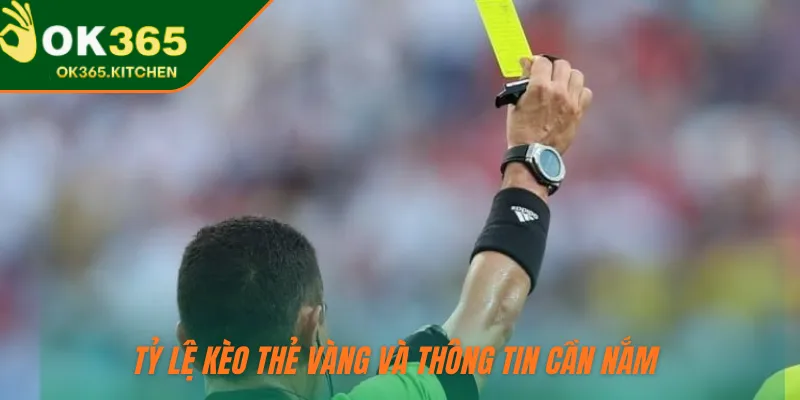 Tỷ lệ kèo thẻ vàng và thông tin cần nắm 